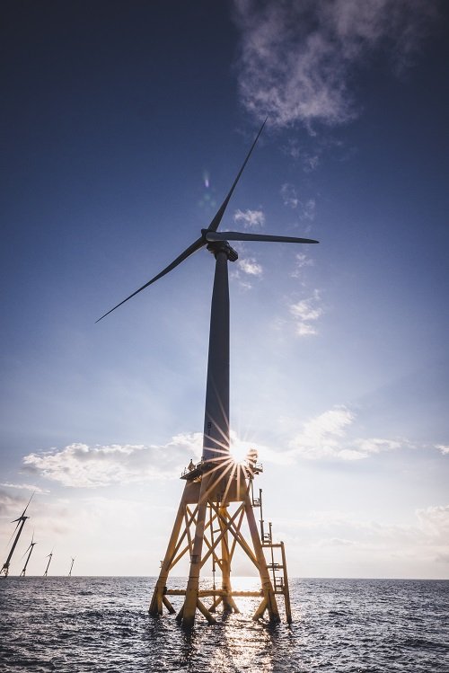Block Island Wind Farm Tour at Sunset